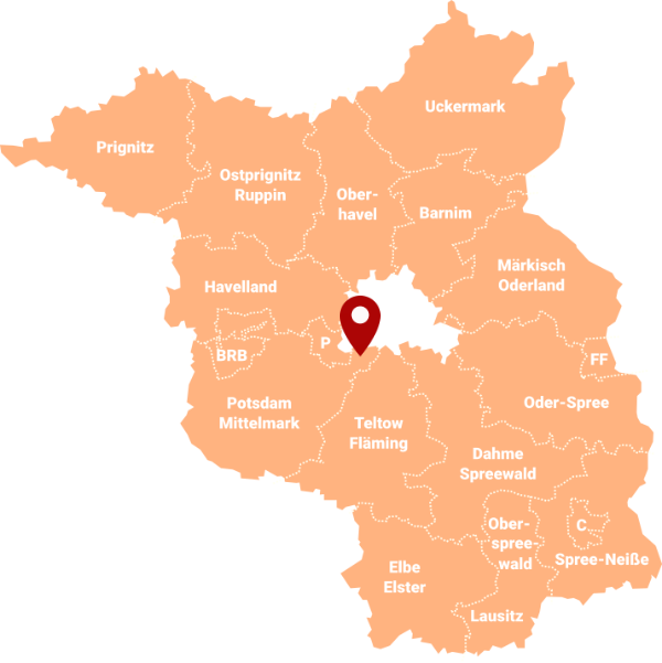 Makler Kleinmachnow 14532: Karte