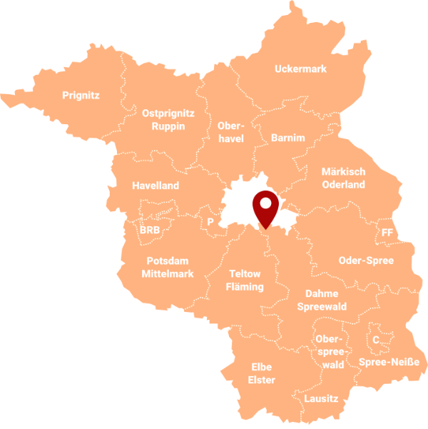 Makler Großziethen (Schönefeld) LDS - Karte