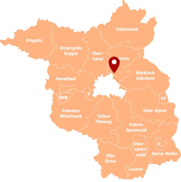 Makler Lobetal (Bernau) 16321: Karte