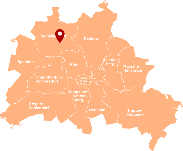 Immobilienmakler Borsigwalde Berlin - Karte