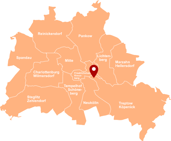 Immobilienmakler Alt-Treptow - Karte