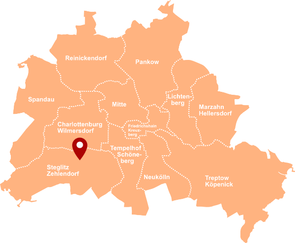 Makler Berlin-Dahlem: Karte