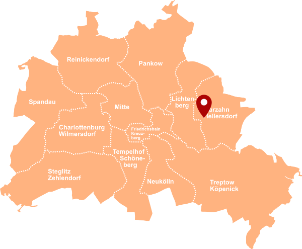 Immobilienmakler Marzahn - Karte