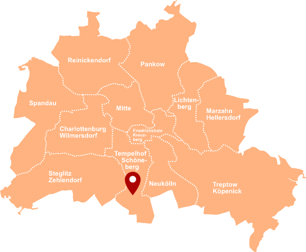 Immobilienmakler Tempelhof - Karte