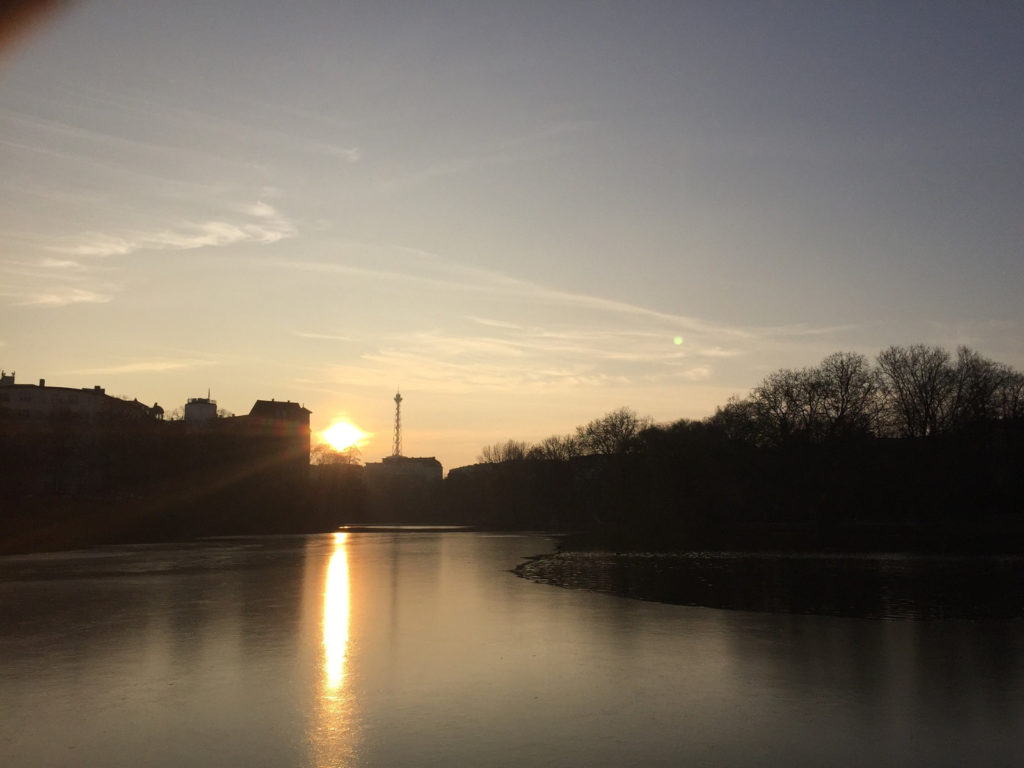 Makler Witzleben 14057: Sonnenuntergang am Lietzensee