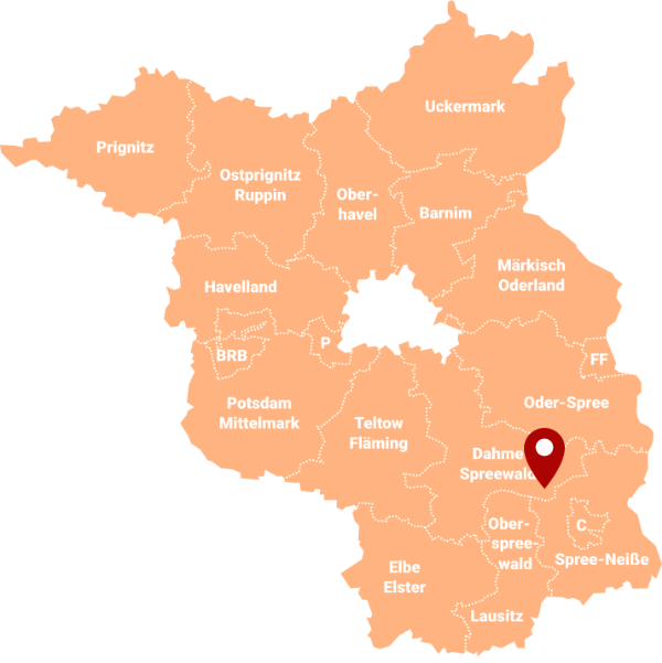 Makler Byhleguhre-Byhlen - Karte