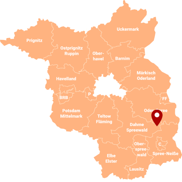 Makler Lieberose - Karte