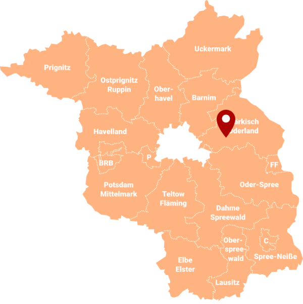 Makler Ruhlsdorf (Strausberg) - Karte